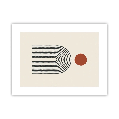 Poszter - Formák és színek vonzalma - 40x30 cm