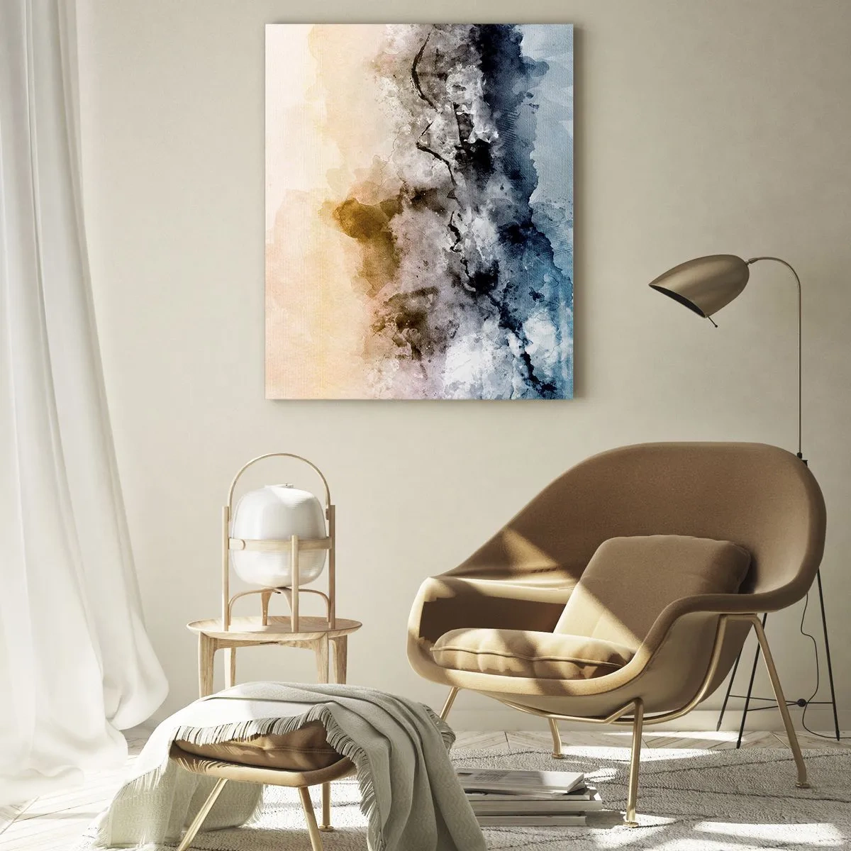 Üveg kép - Ködfelhőbe fulladt - 70x100 cm