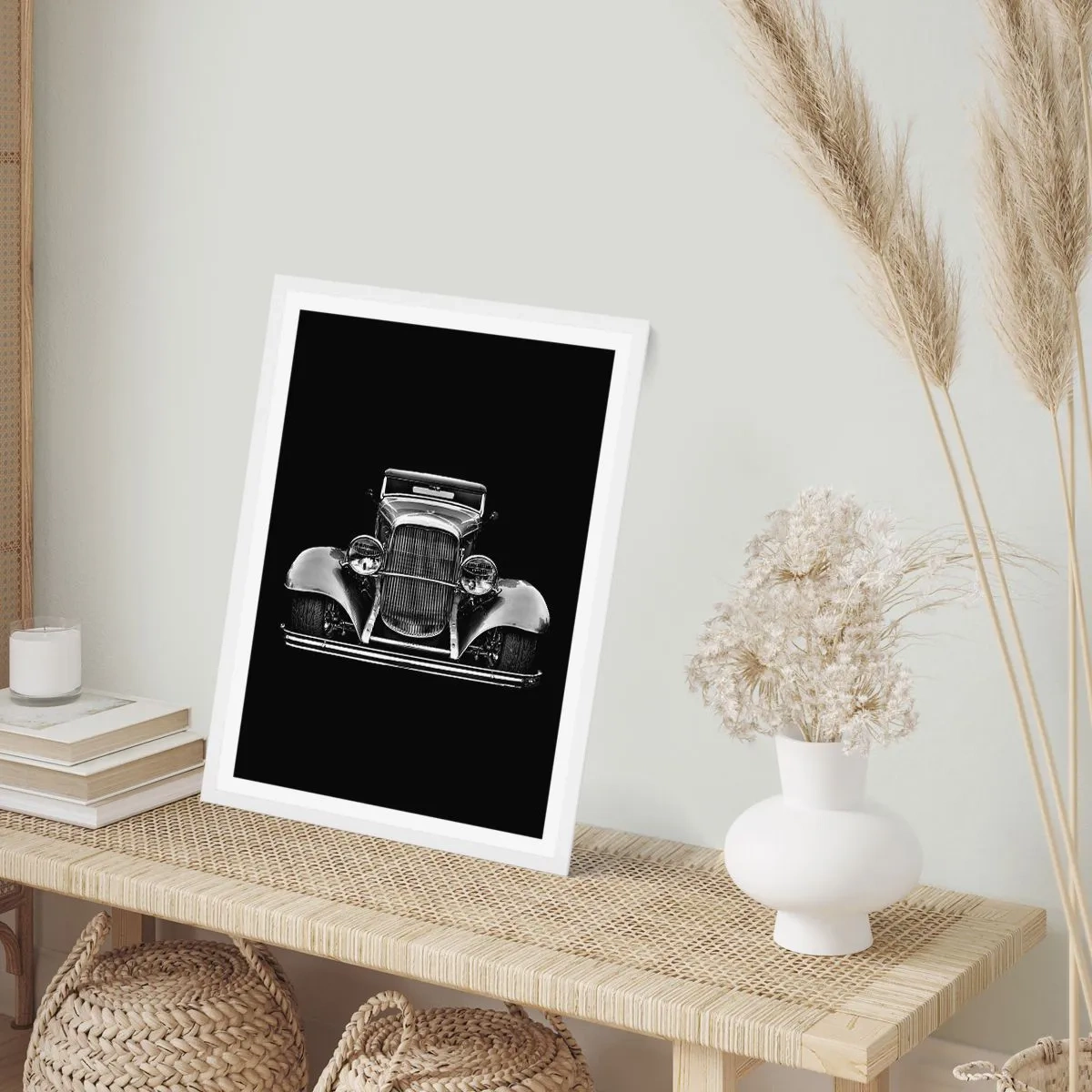 Poszter fekete keretben - Egy igazi genelman - 50x70 cm