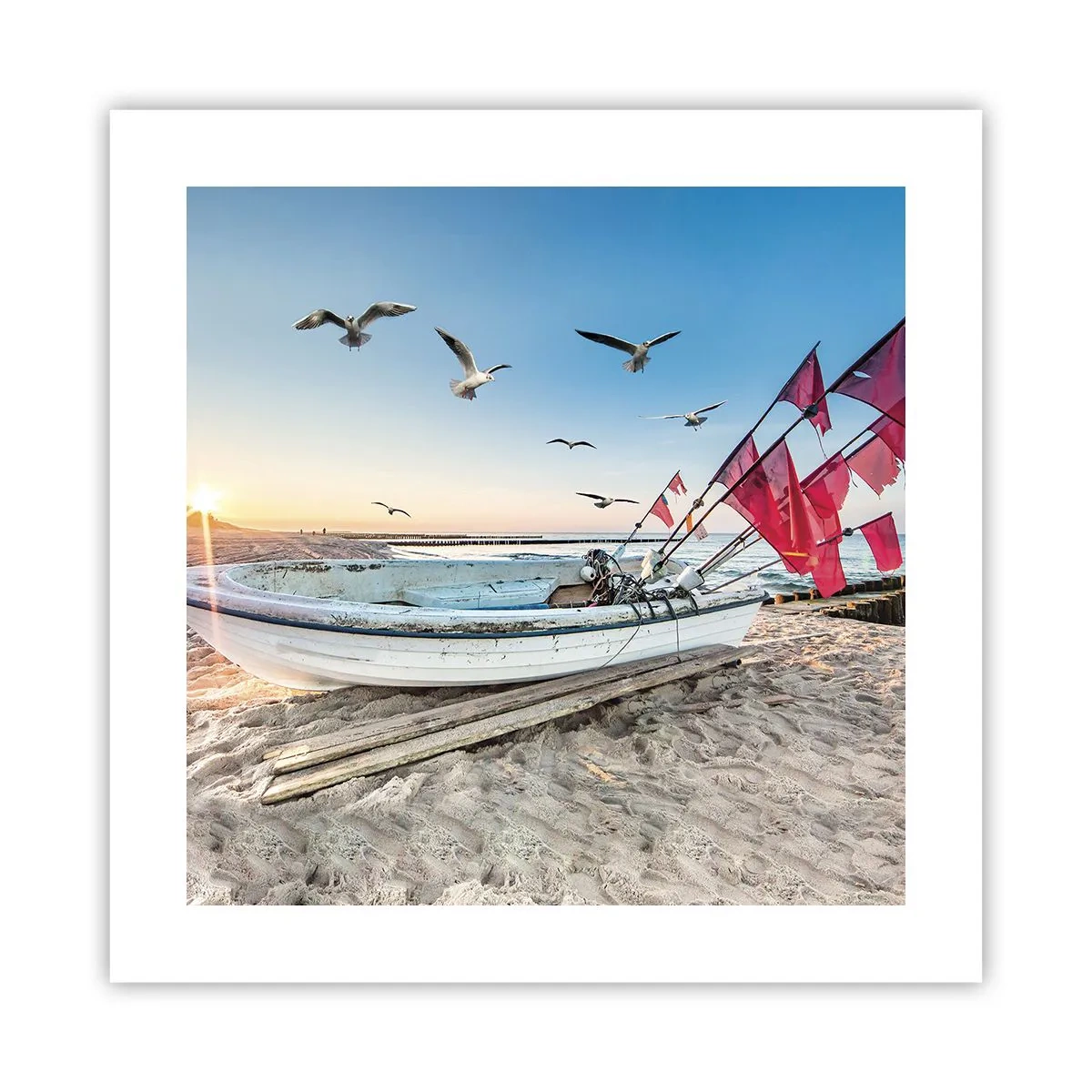 Poszter - Megérdemelt pihenés - 40x40 cm