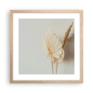 Poszter világos tölgy keretben - Ha vigaszra van szükséged - 40x40 cm