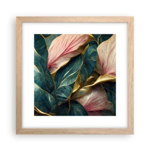 Poszter világos tölgy keretben - Természetes elegancia és stílus - 30x30 cm