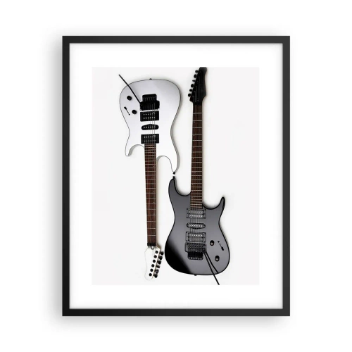 Poszter fehér keretben - A formák harmóniája - 40x50 cm