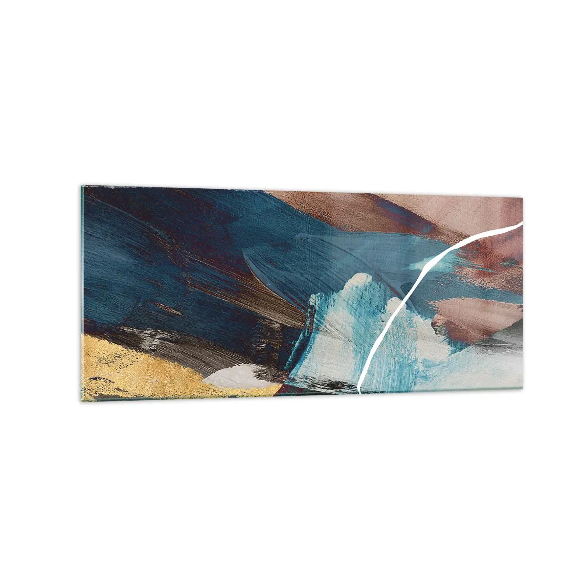 Üveg kép - Lelkesedéssel és energiával - 120x50 cm