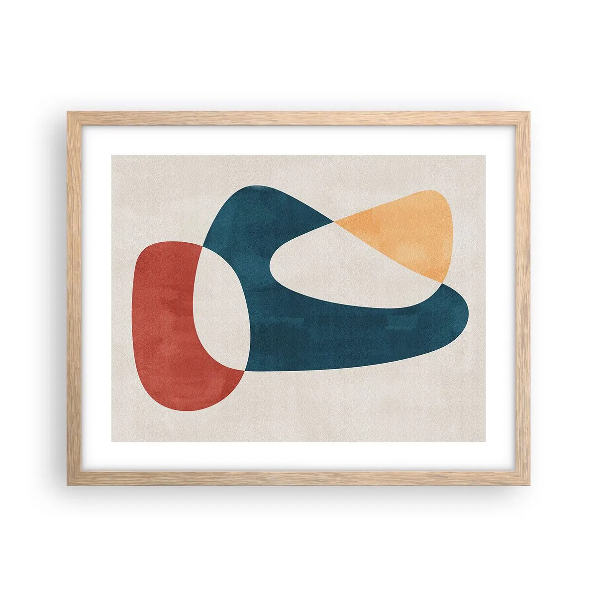 Poszter világos tölgy keretben - Befolyások és metamorfózisok - 50x40 cm