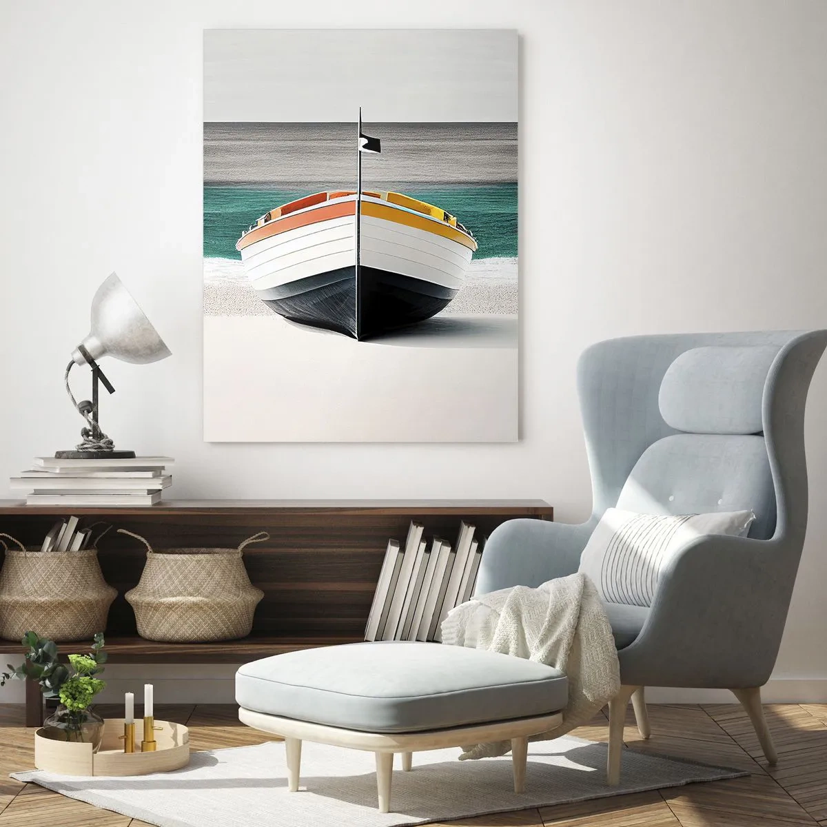 Üveg kép - A maga helyén - 50x70 cm