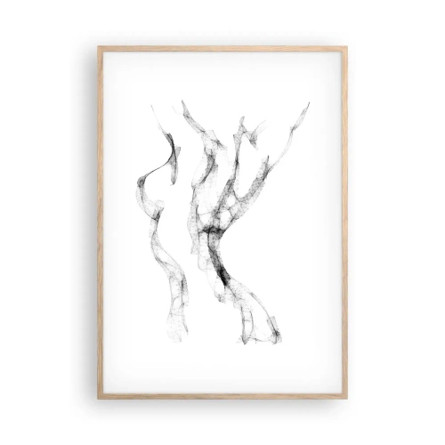 Poszter világos tölgy keretben - Gyönyörű és erős - 70x100 cm