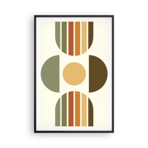 Poszter fehér keretben - A Föld színeiben - 61x91 cm