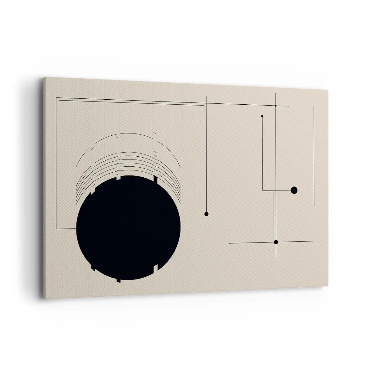 Vászonkép - Ruganyos és dinamikus kompozíció - 100x70 cm