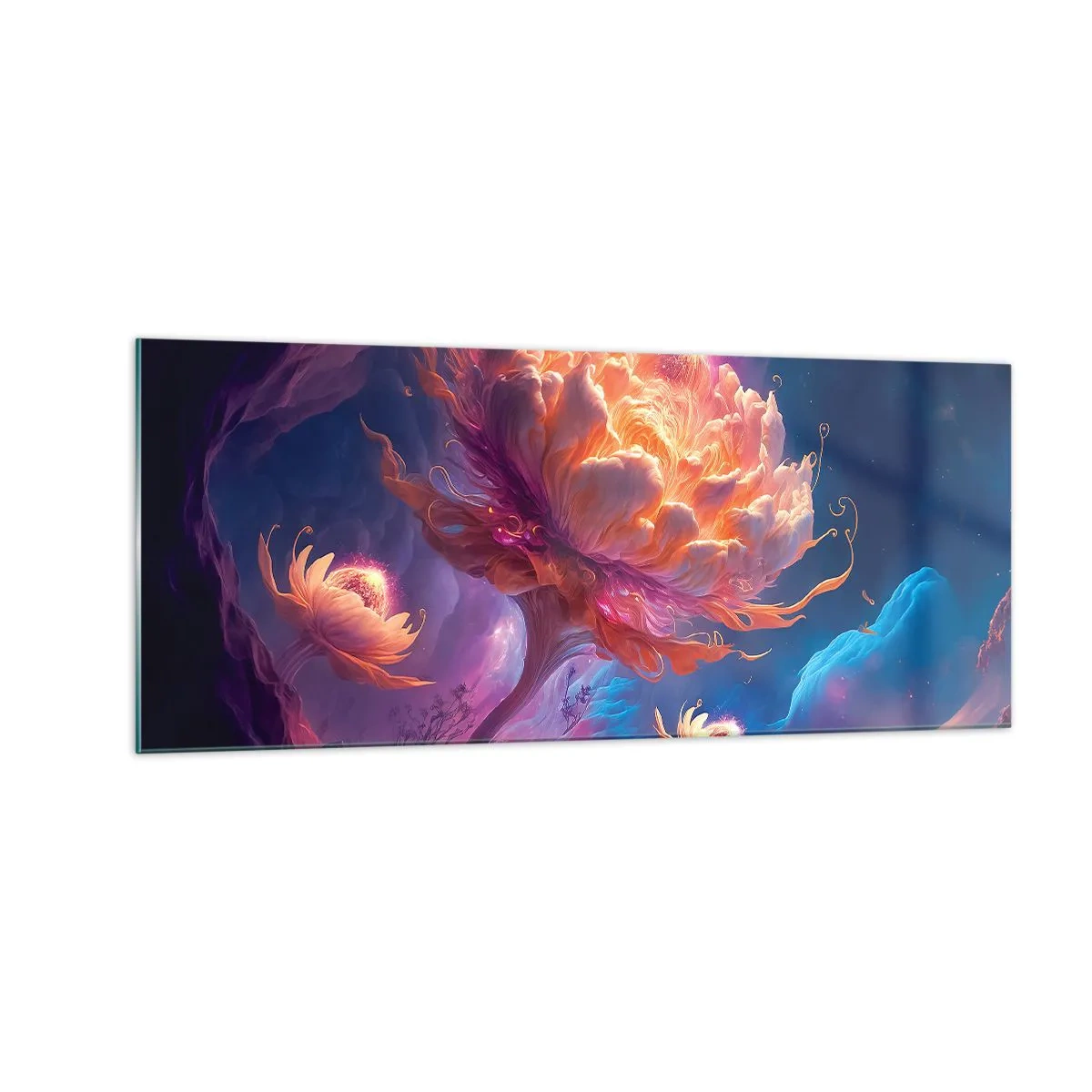 Üveg kép - Egy másik világ - 100x40 cm