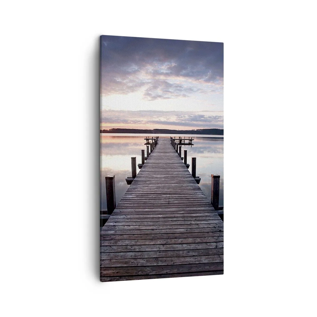 Vászonkép - Csendes határ a nappal és az éjszaka között - 45x80 cm