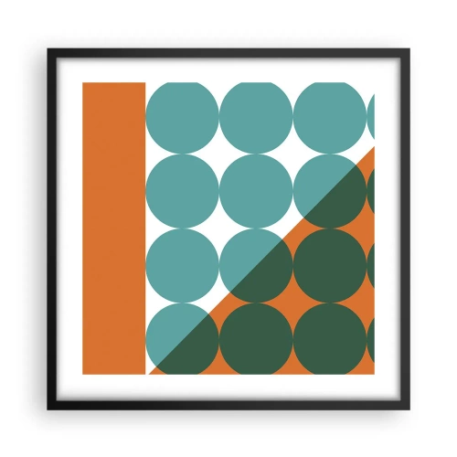 Poszter fehér keretben - Felfelé és átlósan - 50x50 cm