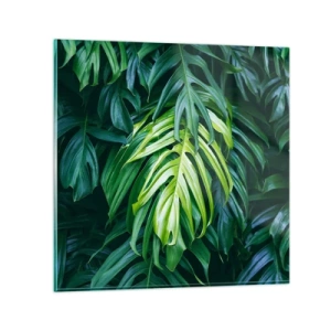 Üveg kép - Merüljön el a frissességben - 30x30 cm