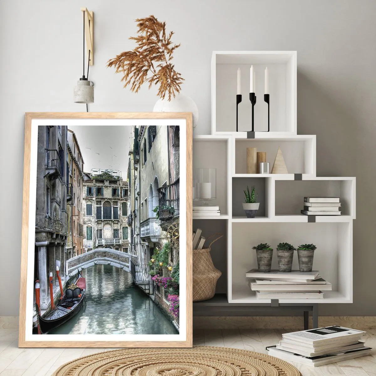 Poszter világos tölgy keretben - Évszázadokon át néma elmélkedésben - 40x50 cm