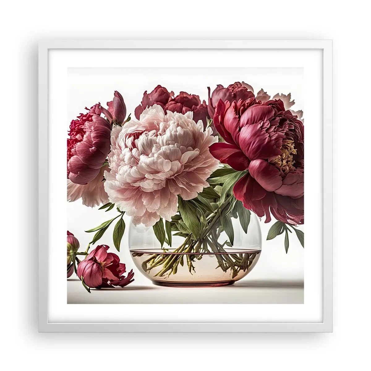 Poszter fekete keretben - A szépség teljes virágzásában - 50x50 cm