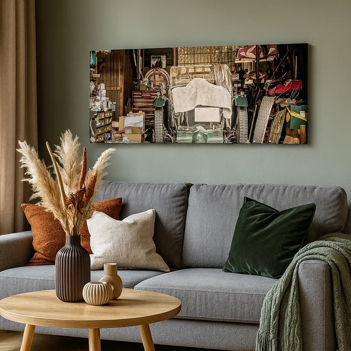 Vászonkép - Vissza a múltba - 30x30 cm