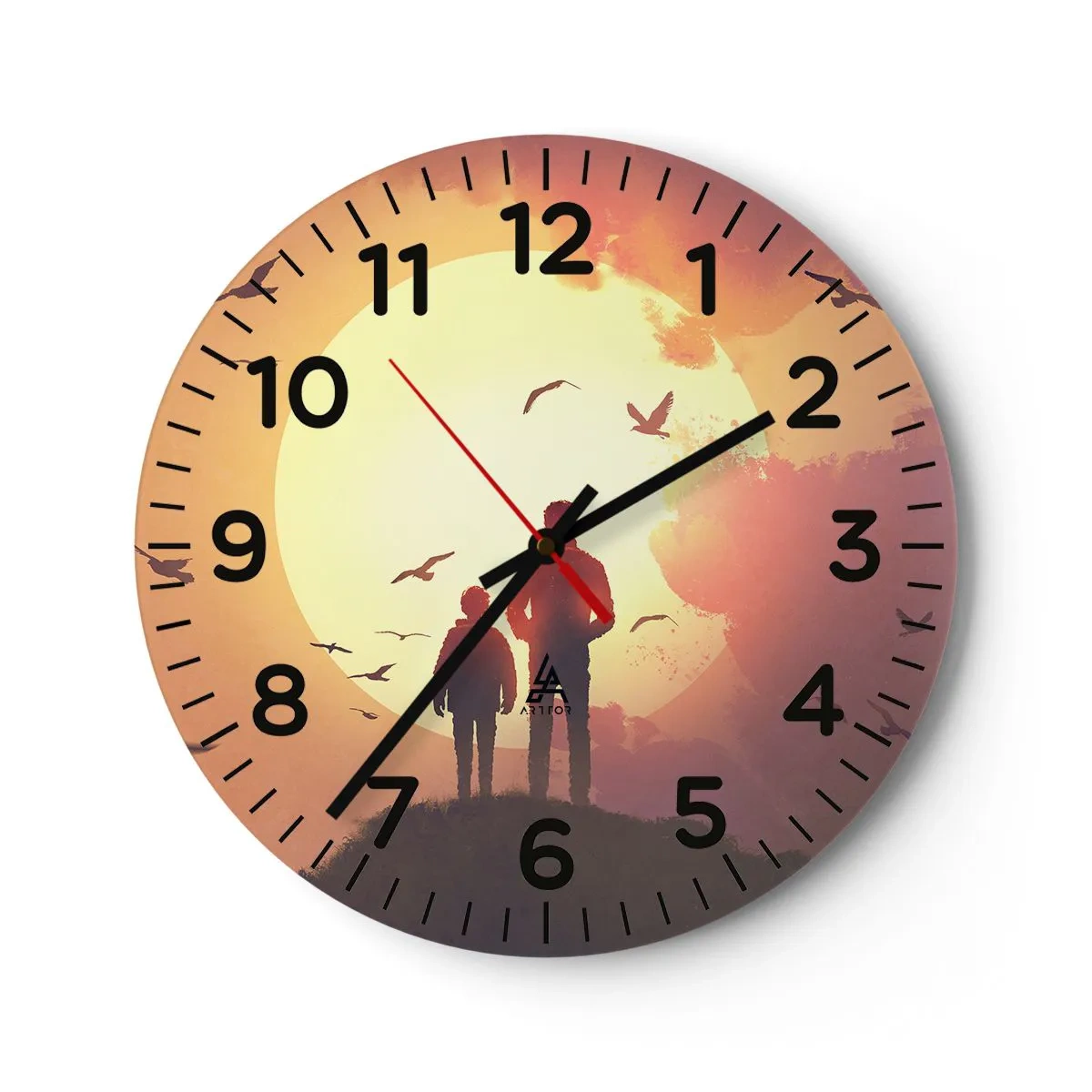 Falióra, Óra - Szemtől szembe a nappal - 40x40 cm