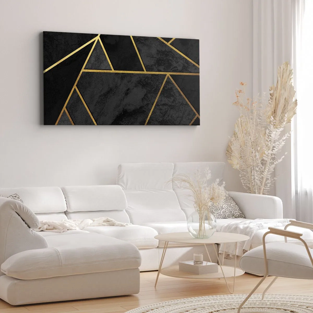 Vászonkép - Sötétség és ragyogás - 90x30 cm