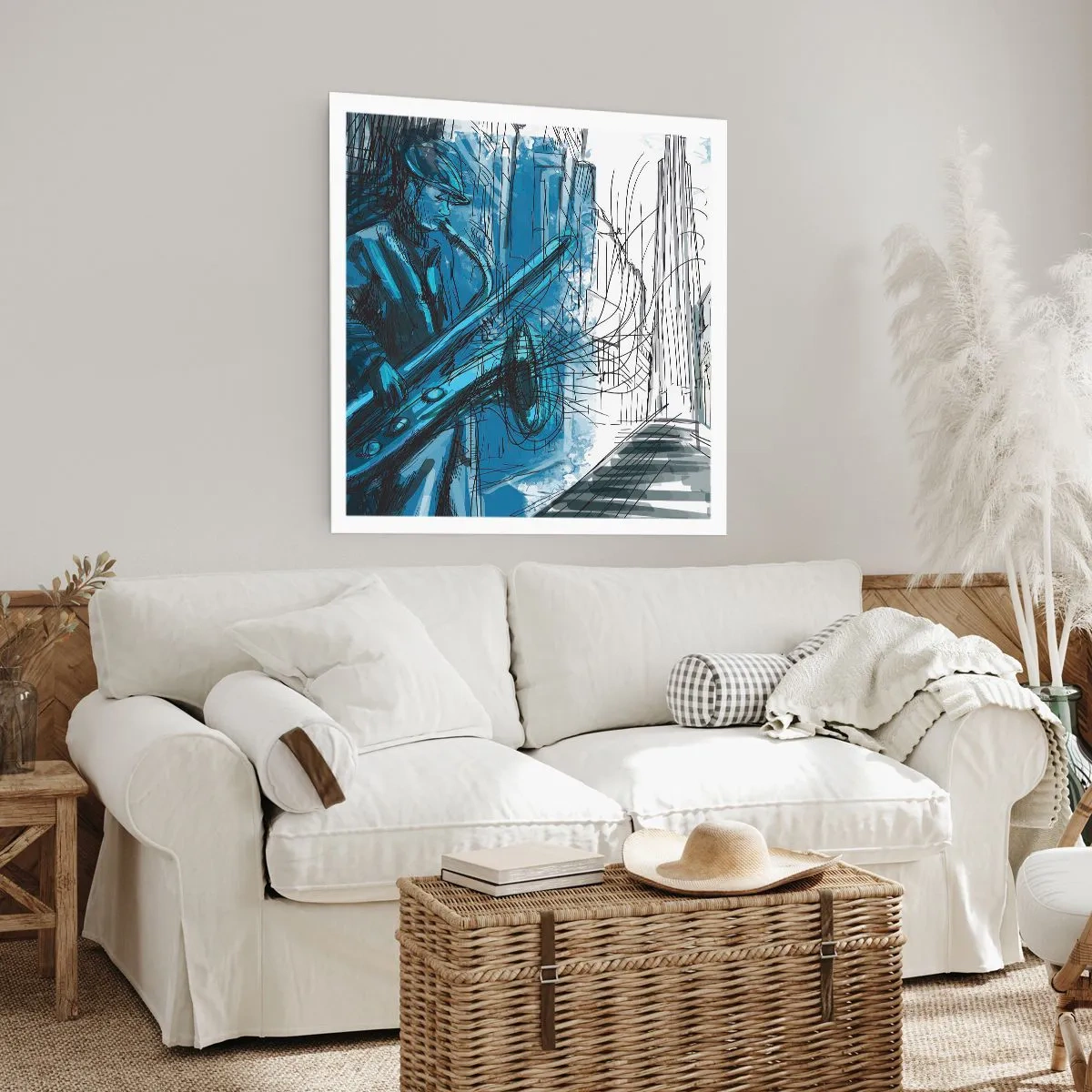 Poszter - Városi rapszódia - 60x60 cm