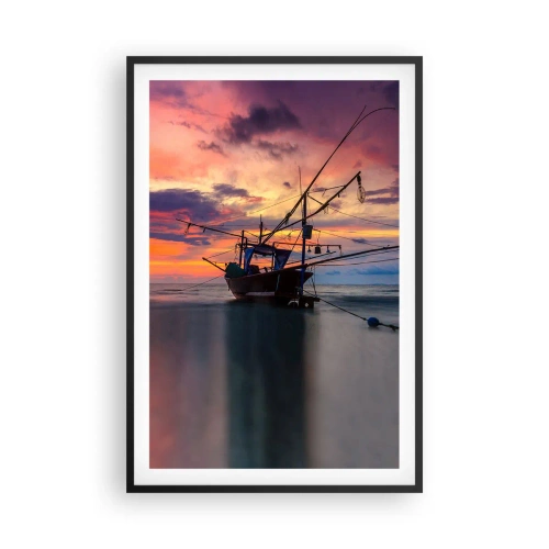 Poszter fehér keretben - Egzotikus este - 61x91 cm