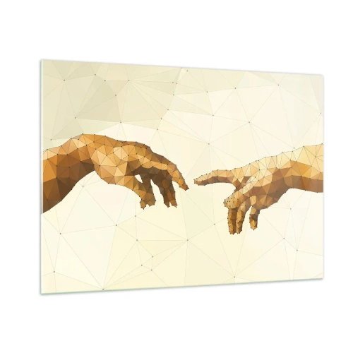 Üveg kép - Isteni geometria - 100x70 cm