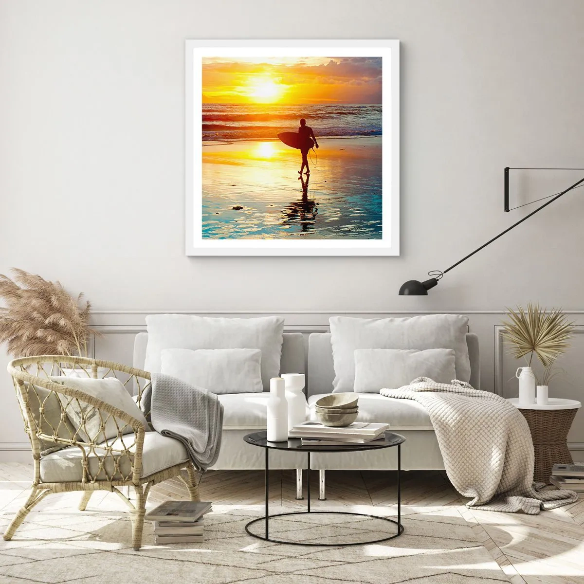 Poszter fekete keretben - A harcos visszatérése - 30x30 cm