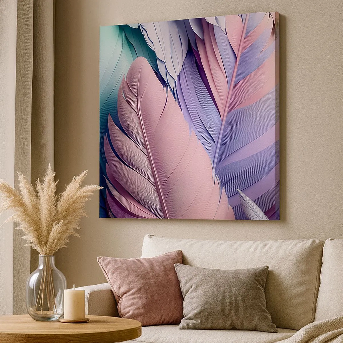 Vászonkép - Madár sikk - 30x30 cm