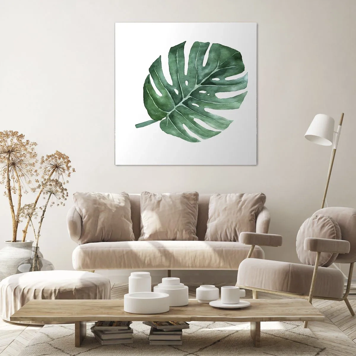 Vászonkép - Zöld koncepció - 60x60 cm