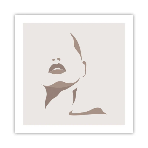 Poszter - Fényből és árnyékból létrehozott - 50x50 cm