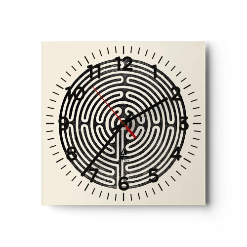 Falióra, Óra - Titokzatos rend - 40x40 cm
