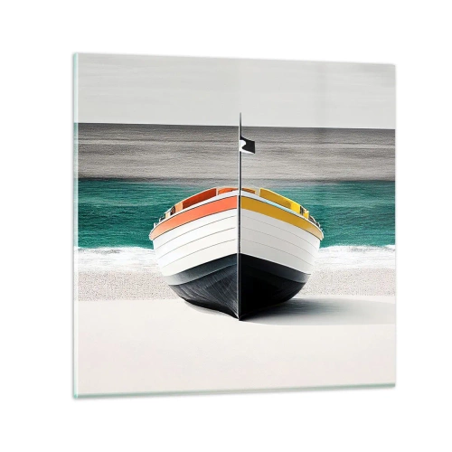 Üveg kép - A maga helyén - 50x50 cm