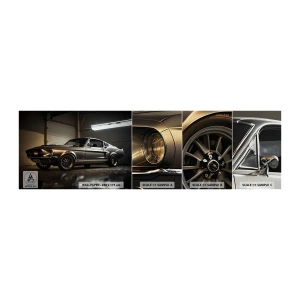 Fotótapéta Minta Premium Canvas - Visszatérés a múltba - Sportkocsi, Retro, Klasszikus - 100x30 cm