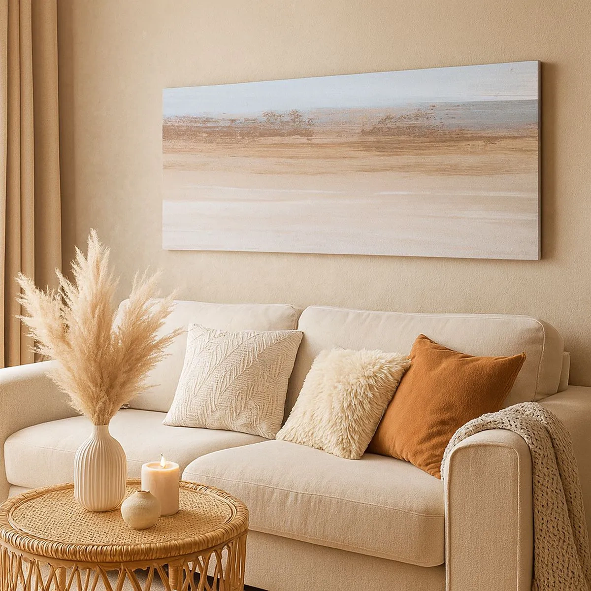 Vászonkép - Többértelmű tájkép - 100x40 cm