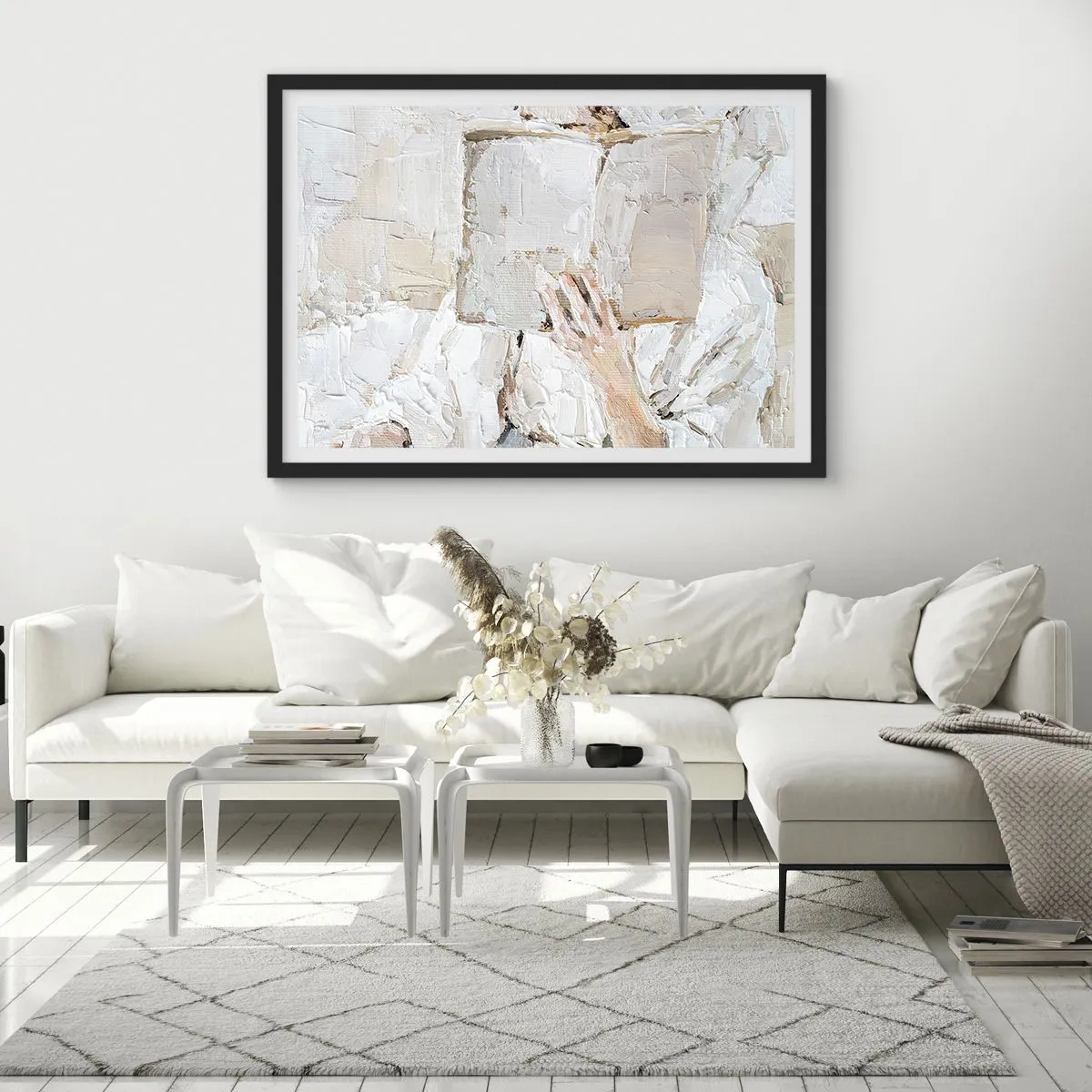 Poszter fehér keretben - Egy másik világban - 50x40 cm