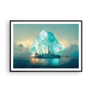 Poszter fehér keretben - Sarkvidéki gyémánt - 100x70 cm