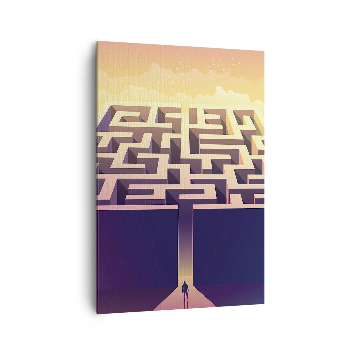 Vászonkép - Döntés ideje - 70x100 cm