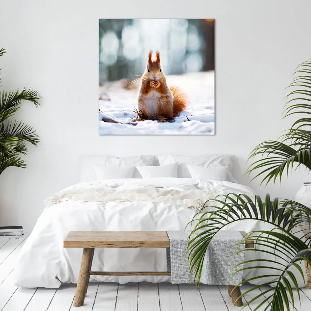 Vászonkép - Mit nézel? - 70x70 cm