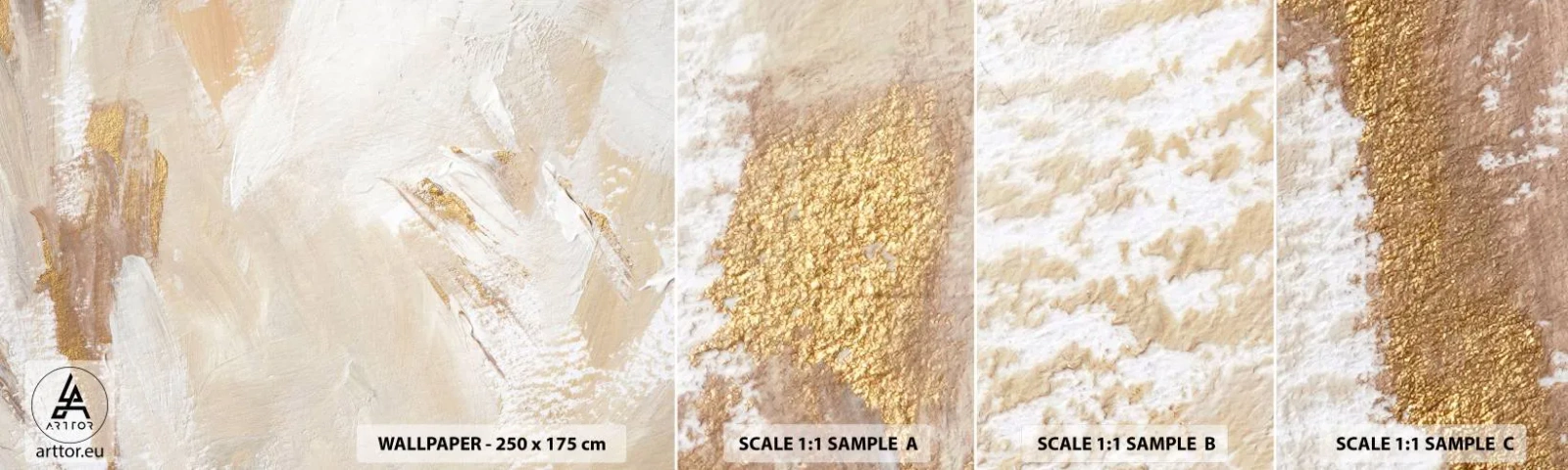 Fotótapéta Minta Öntapadós Deluxe Sticker - Pasztell kompozíció - Minimalista, Fényes, Darab - 100x30 cm