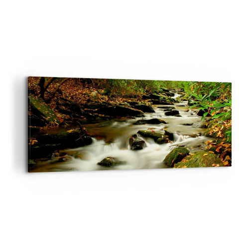 Vászonkép - Mint folyékony ezüst - 120x50 cm