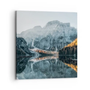 Vászonkép - Tükrös táj - 70x70 cm