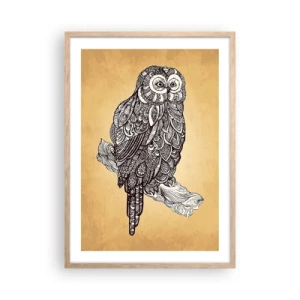 Poszter világos tölgy keretben - A bölcsesség bonyolult díszei - 50x70 cm