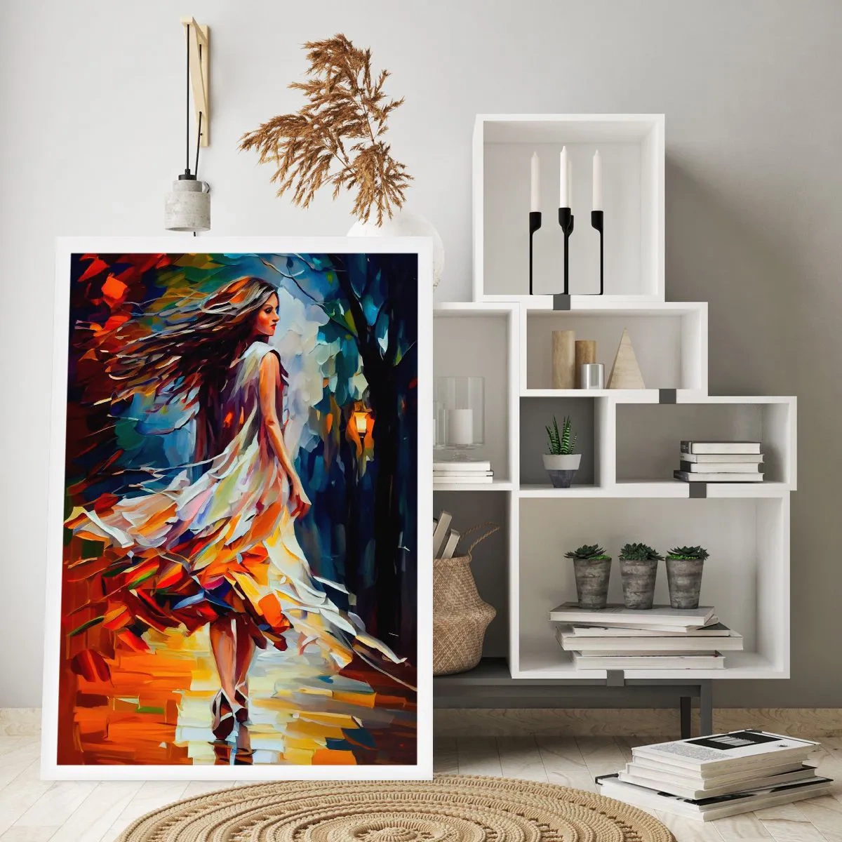 Poszter - Őszi lány - 70x100 cm