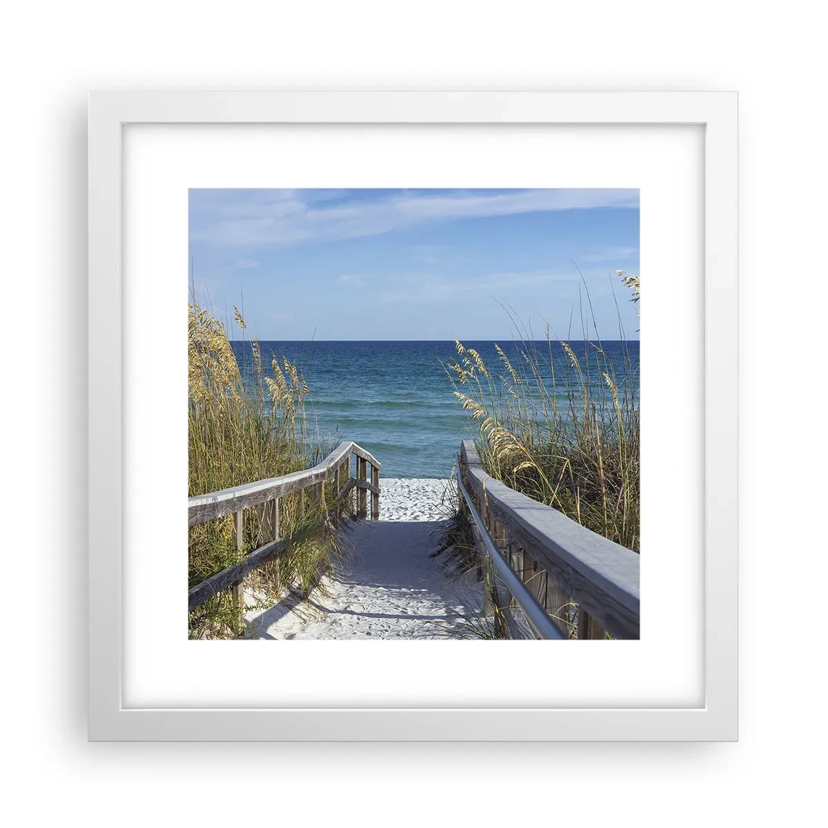 Poszter fekete keretben - Napsütésben, szélben - 30x30 cm