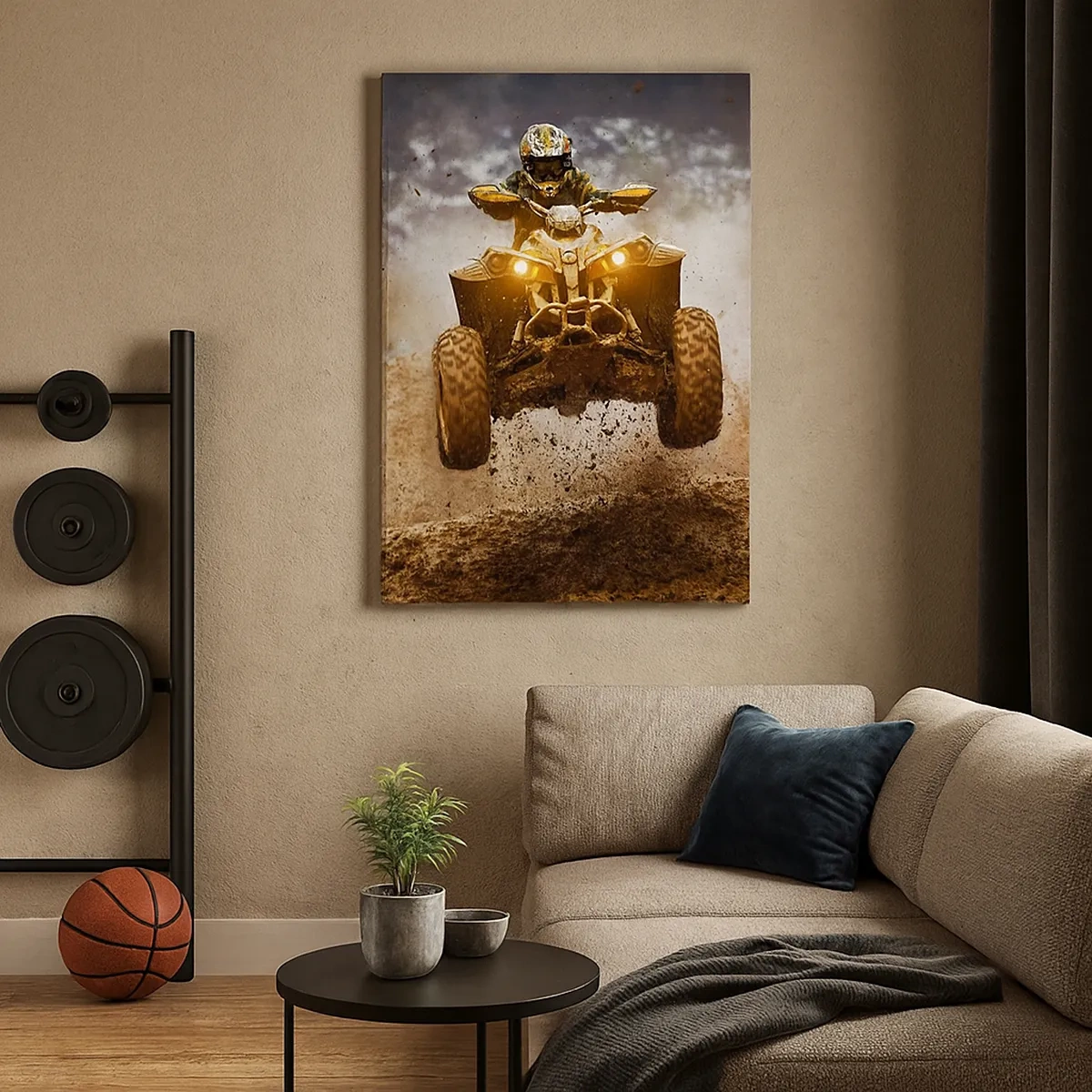 Vászonkép - No risk no fun - 50x70 cm