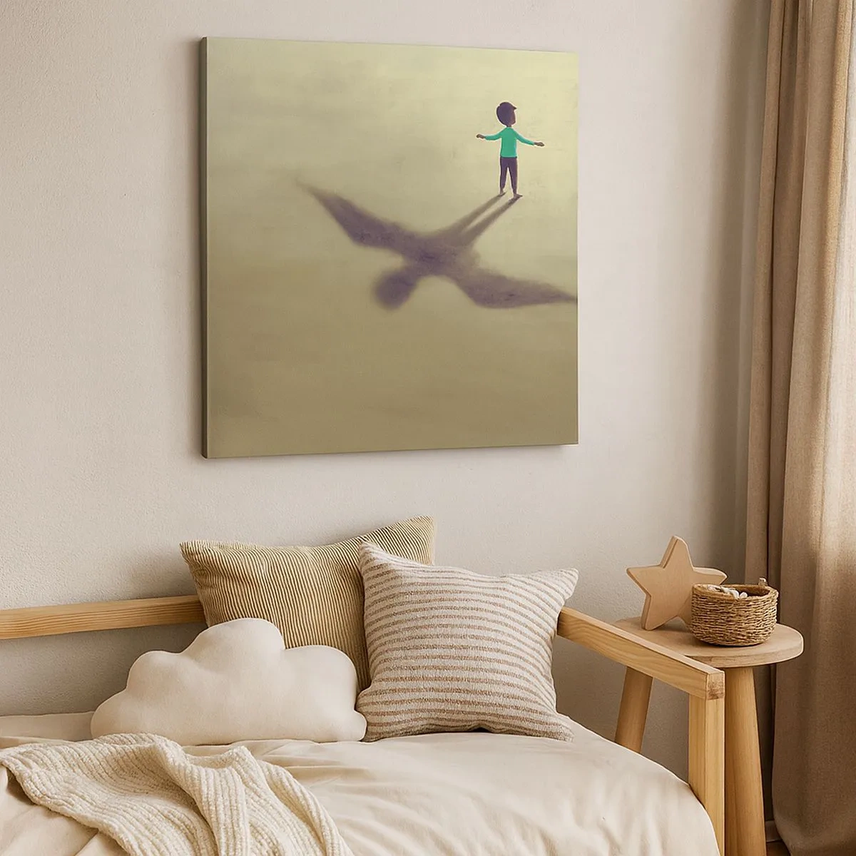 Vászonkép - A jövő hőse - 30x30 cm