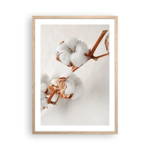 Poszter világos tölgy keretben - Csak ölelkezni - 50x70 cm