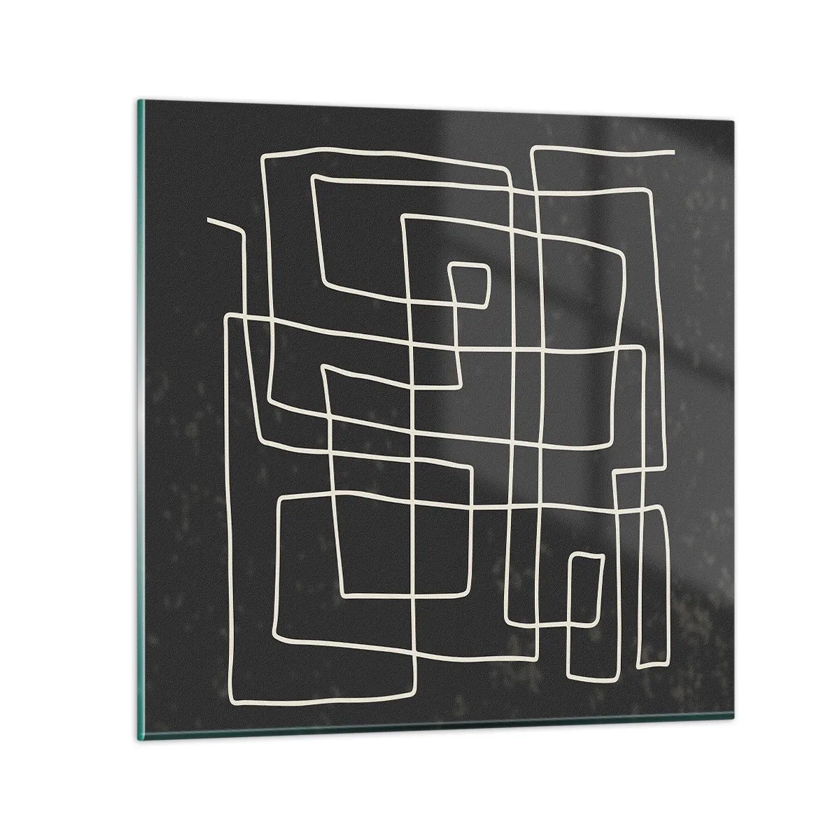 Üveg kép - Nem olyan egyszerű - 50x50 cm