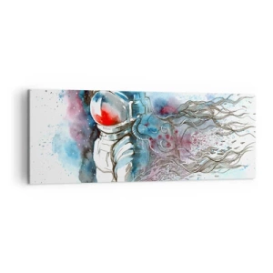 Vászonkép - Egy az egyben az űrrel - 140x50 cm