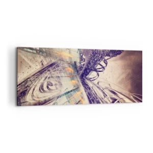 Vászonkép - Nagy rohanásban - 100x40 cm