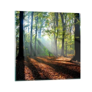 Üveg kép - Ragyogások és árnyékok - 70x70 cm
